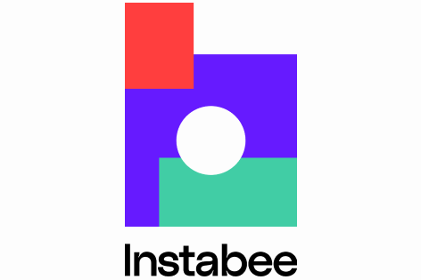 Instabee logo.