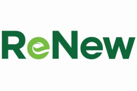 ReNew Energy Global Plc logo.